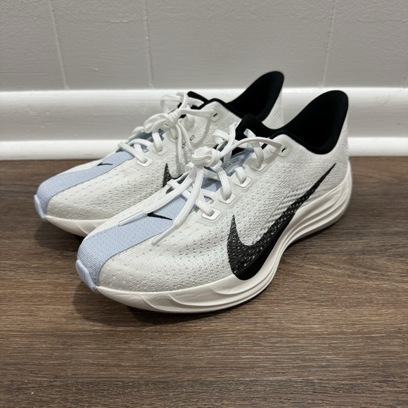 Nike Pegasus Plus White Black Blue Tint MensRunning Shoes FQ7262-101 Sz 7